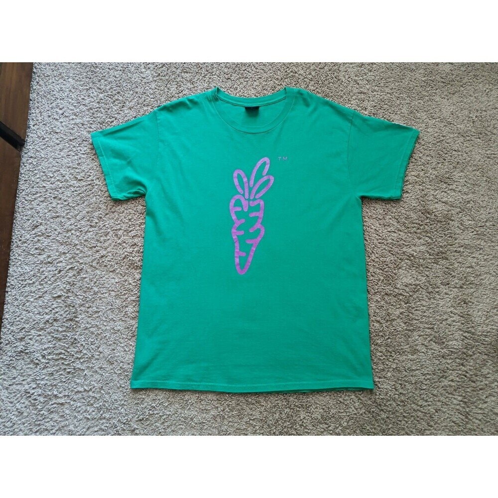 Carrots By Anwar T-Shirt Men's Large Green Short Sleeve